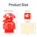 Lmcheny 3D Pop Up Best Mom Birthday Mother's Day Greeting Card by Deal US