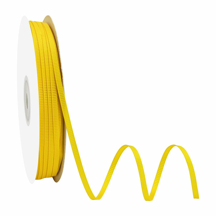 Maclemon 1.5in x 50yd Maize Grosgrain Ribbon Gift Wrapping Wedding Decor by Deal US