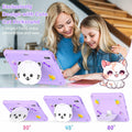 TOMORRY iPad Air 11 Inch Case M3 2025 M2 2024 Purple Tempered Glass by Deal US