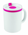 Copco Desk Mug 16 oz Double-Wall Insulated Spill-Resistant Pink BPA-Free by Deal US