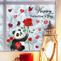 Valentine's Day Heart Window Clings Stickers Decals Pink 1 Sheet by Deal US