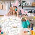 Who Is Most Like The Easter Bunny Game Cards Set of 20 Colorful Eggs by Deal US