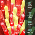 Heceltt 1140 LED 449FT Outdoor String Lights 8 Modes Timer IP44 Red Warm White by Deal US