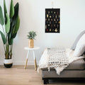 Neehows Hanging Earring Organizer Wall Holder 600 Holes 30 Hooks Black by Deal US