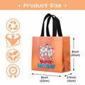 cabzymx Birthday Gift Bags with Handles Yellow Balloons Pattern 18 Pc Small by Deal US