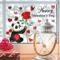 Valentine's Day Heart Window Clings Stickers Decals Pink 1 Sheet by Deal US