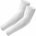 Aprilswan UV Sun Protection Arm Sleeves Compression Non Slip White 1 Pair by Deal US