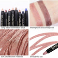 evpct 2Pcs Cream Waterproof Eyeshadow Sticks Set Rose Shimmer Matte 27+27 by Deal US