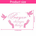Scripture Wall Decals Inspirational Christian Bible Verse Prayer Stickers by Deal US