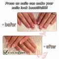 RIICFDD Summer Press On Nails Short Square Nude Pink Flower 24Pcs by Deal US
