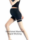 Maternity Yoga Shorts Over Belly Bump UV Block Buttery Soft Black Size S by Deal US