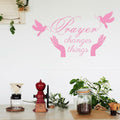 Scripture Wall Decals Inspirational Christian Bible Verse Prayer Stickers by Deal US