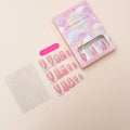 RIICFDD Press On Nails Medium Pink Duck Bow Butterfly 24 Pcs by Deal US