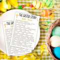 The Easter Story Bible Game Cards Christian Party Game 20 Pcs by Deal US