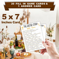 The Easter Story Bible Game Cards Christian Party Game 20 Pcs by Deal US