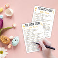 The Easter Story Bible Game Cards Christian Party Game 20 Pcs by Deal US