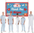 Thank You Nurses Photo Booth Backdrop 7x5ft Indoor Outdoor Party Decor by Deal US