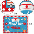 Thank You Nurses Photo Booth Backdrop 7x5ft Indoor Outdoor Party Decor by Deal US