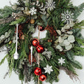 PRETYZOOM Acrylic Crystal Christmas Tree Ornaments Clear 20pcs Snowflake Icicle by Deal US