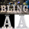 Foaky Silver Light Up Letter X Party Decoration Birthday Christmas Gift by Deal US