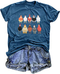 St. Patrick's Day Chickens Shirt Women Green Size L by Deal US