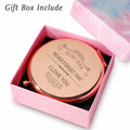 Personalized Compact Mirror Gift for Wife, Custom Engraved, Sentimental by Deal US