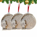 Wooden Christmas Ornaments Elephant Friendship Gifts for Women Sister 5PCS by Deal US