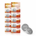 PGSONIC CR2032 3V Lithium Battery 10pcs Compatible with AirTag Black by Deal US
