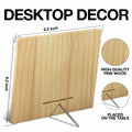 Coworker Retirement Wood Sign Desk Decor 6.3x6.3 Inches Home Office Gift by Deal US
