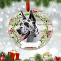 E&S Imports Harlequin Ceramic Dog Ornament Glazed Finish Christmas Decor by Deal US