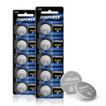 JUNPOWER PGSONIC CR2032 3V Lithium Battery 10pcs by Deal US