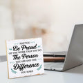 Coworker Retirement Wood Sign Desk Decor 6.3x6.3 Inches Home Office Gift by Deal US
