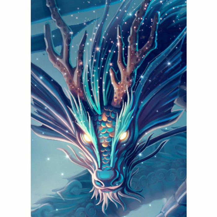 BESTING Diamond Art Kit Chinese Dragon 5D Painting Full Round Drill 5x7 Inch by Deal US