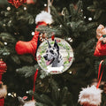 E&S Imports Harlequin Ceramic Dog Ornament Glazed Finish Christmas Decor by Deal US