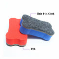 Calary Magnetic Small Whiteboard Dry Eraser Whiteboard Eraser White by Deal US