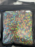 CLRDIVA 5mm Transparent Coffee AB Resin Rhinestones Bulk for Crafting by Deal US