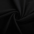 Womens Ruffle Sleeve V Neck Fitted Blouse Top Black Size 2XL by Deal US