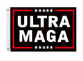Trump 2024 Ultra MAGA Boat Nautical Flag 12x18in 220D Nylon Vivid Color by Deal US