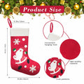 CMEECNE 3Pack Christmas Stockings Santa Snowman Reindeer Pattern Holiday Decor by Deal US
