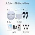 DELOO LED Facial Mask Device Seven-Colors Light Multi-Color Therapy by Deal US