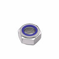 TESILANG M4 Nylon Insert Hex Lock Nuts 304 Stainless Steel Bright Finish 100pcs by Deal US