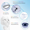 DELOO LED Facial Mask Device Seven-Colors Light Multi-Color Therapy by Deal US