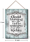 ELEtina Rustic Wooden Sign Friday Night Lights Quote 8x12 inch by Deal US