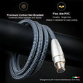 Impeto Balanced XLR Microphone Cable Male to Female 3.3ft 1 Pair Gold Plated by Deal US