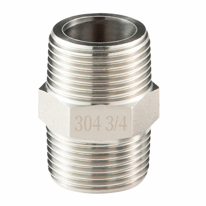 OFFO 3/4" Male NPT Threaded Nipple Adapter Stainless Steel 304 Pipe Fitting by Deal US