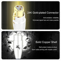 Impeto Balanced XLR Microphone Cable Male to Female 3.3ft 1 Pair Gold Plated by Deal US