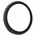 Bling Soft Leather Steering Wheel Cover Colorful Rhinestones 15 Inch by Deal US