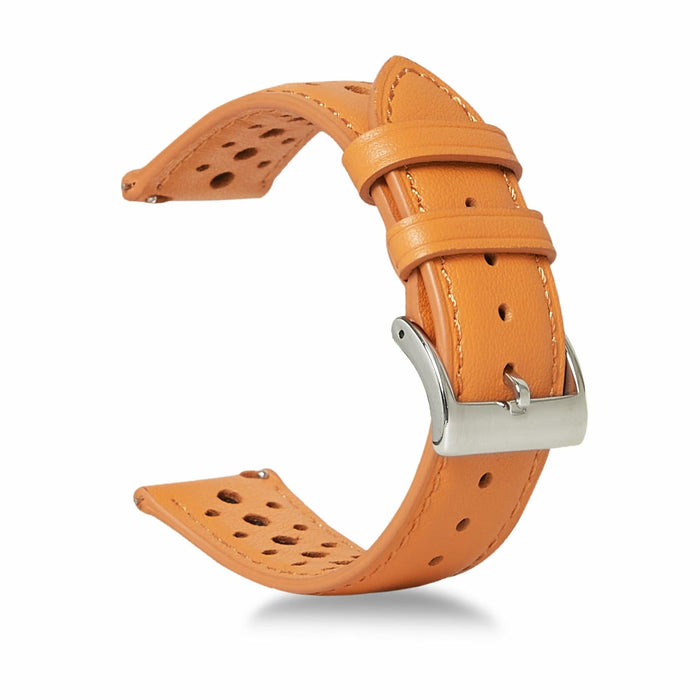 Jeereal Leather Watch Band Strap 22mm Tan Genuine Leather by Deal US