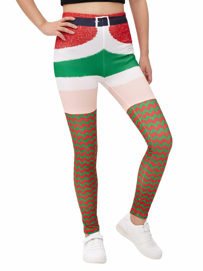 Patgoal Girls Christmas Ugly Print Leggings High Waist Full Length Size 11-12 by Deal US