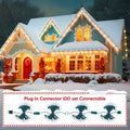 Brightown C9 LED Christmas String Lights 33ft 50 LED Warm White 2 Pack by Deal US